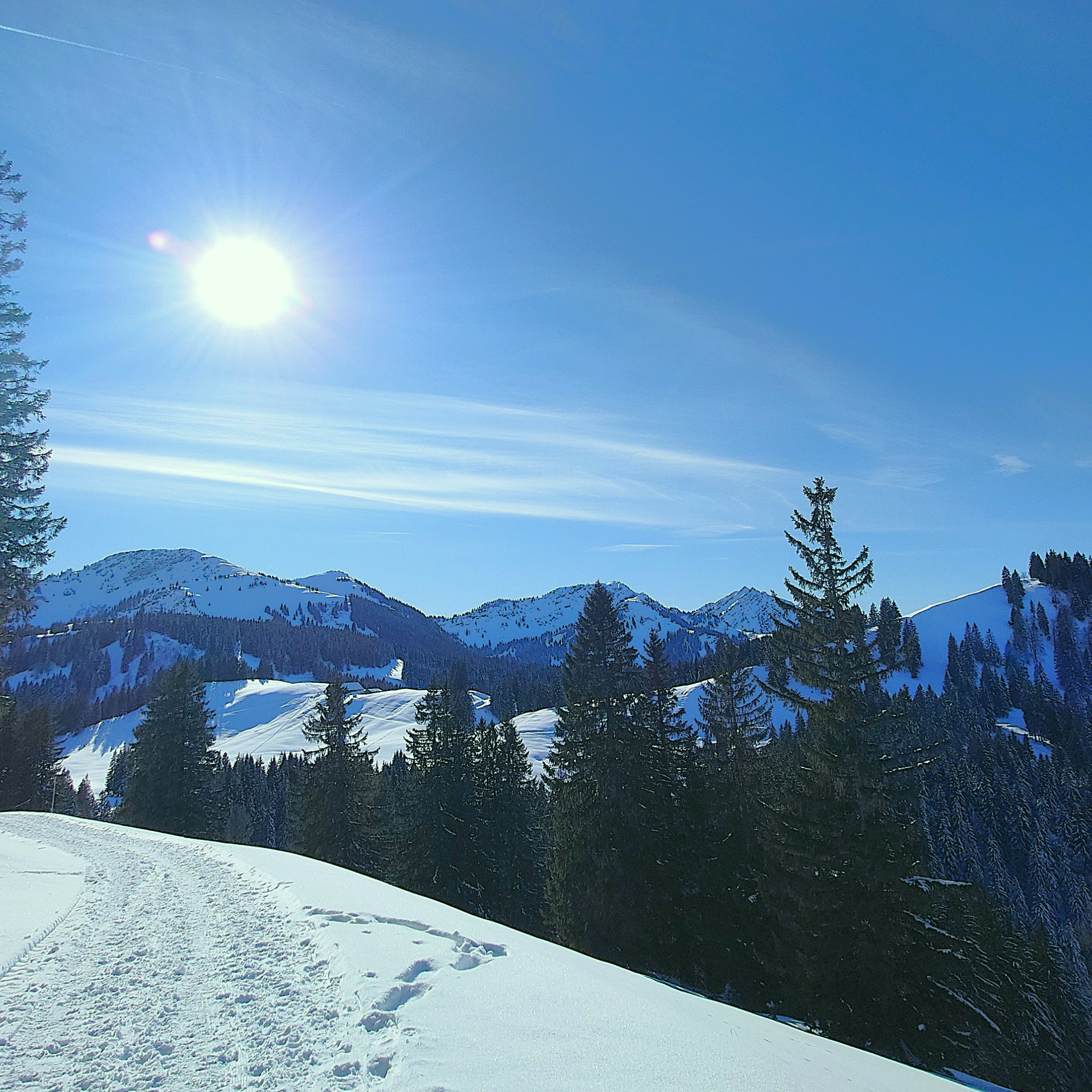 Winterliche Höhenroute
